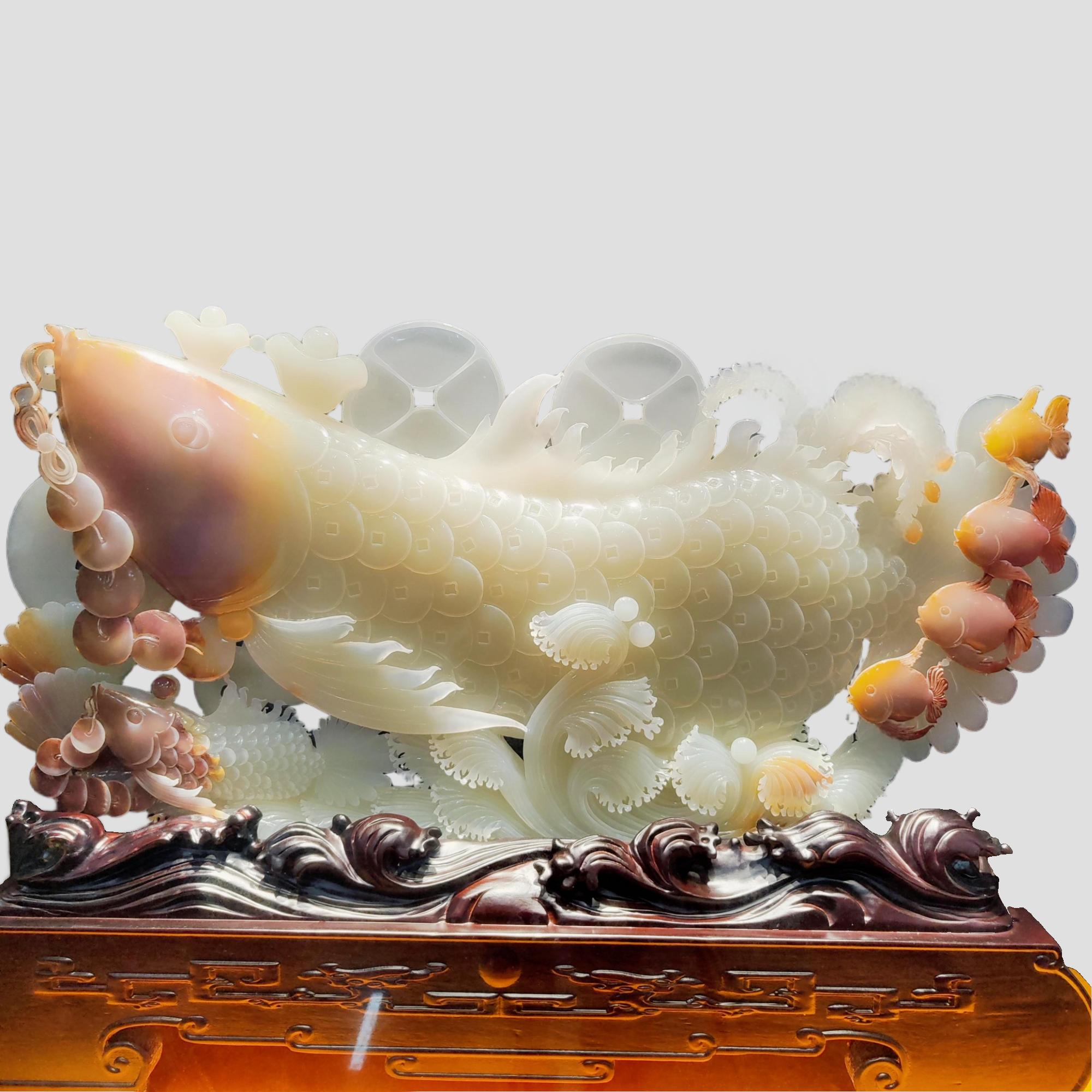 Auspicious Fish Sculptures