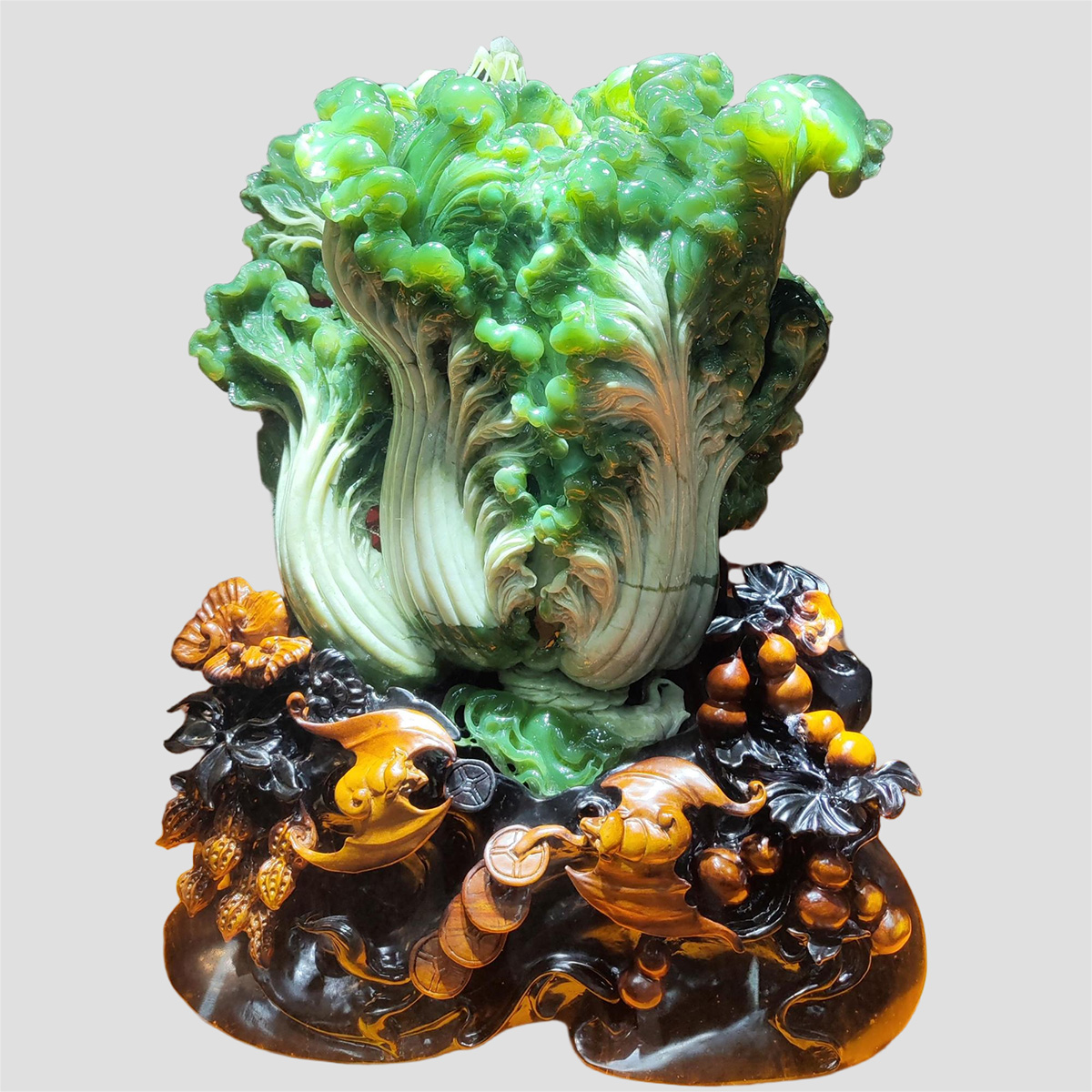 Jadeite Cabbage Carving
